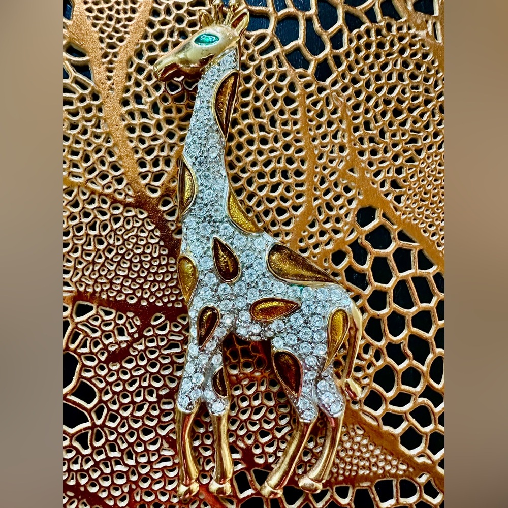 Vintage Giraffe Pin Brooch - Picture 3 of 14